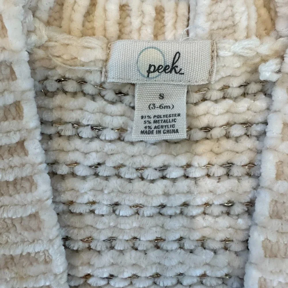 Peek Cream Baby Cardigan - Picture 3 of 4